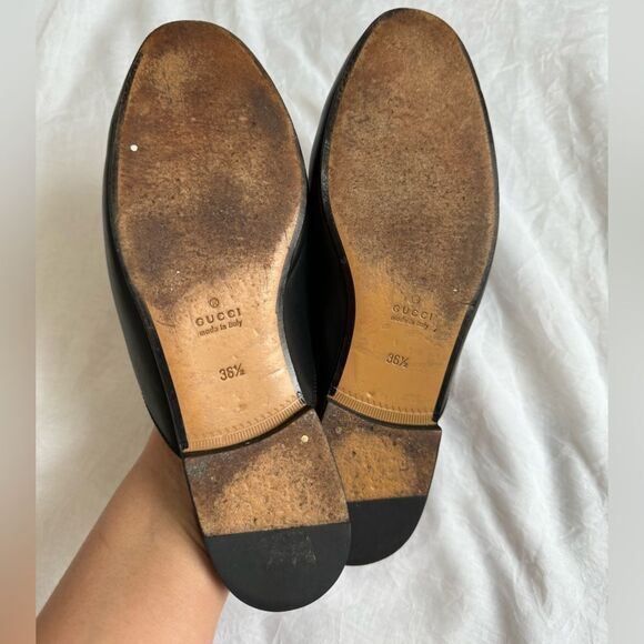 Gucci Princetown Floral Embroidered Leather Mules EU 36.5 - Picture 5 of 6